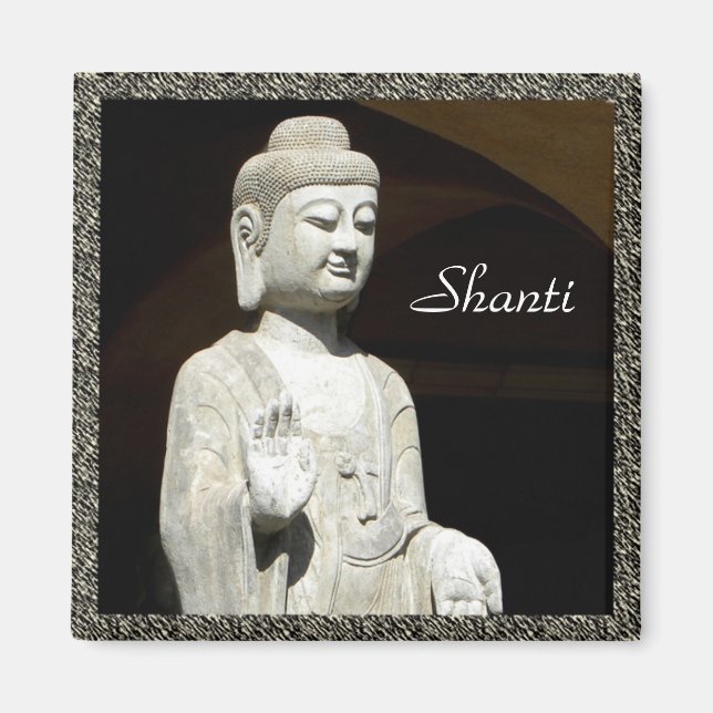 Buddha Shanti, inramad Magnet (Framsidan)