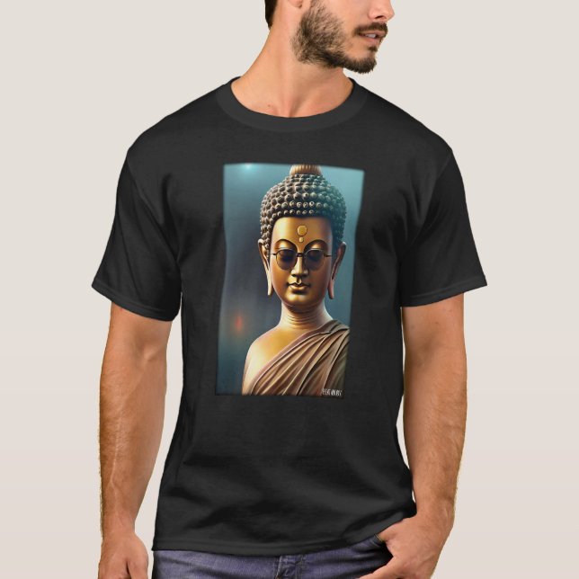 Buddha Siddhartha Gautama Sunglasses Religion Indi T Shirt (Framsida)