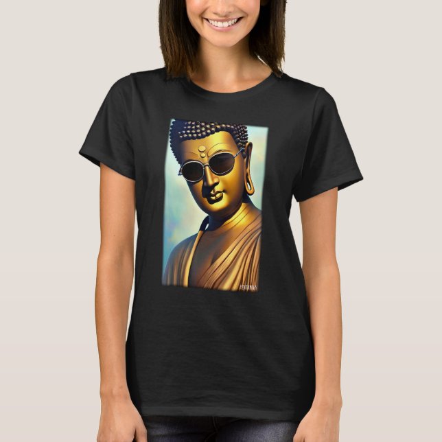Buddha Siddhartha Gautama Sunglasses Religion Indi T Shirt (Framsida)
