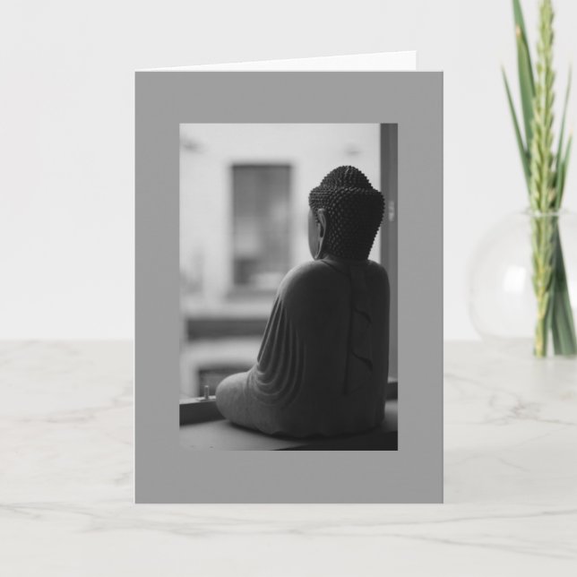 Buddha Sitta i Meditation Kort (Framsida)