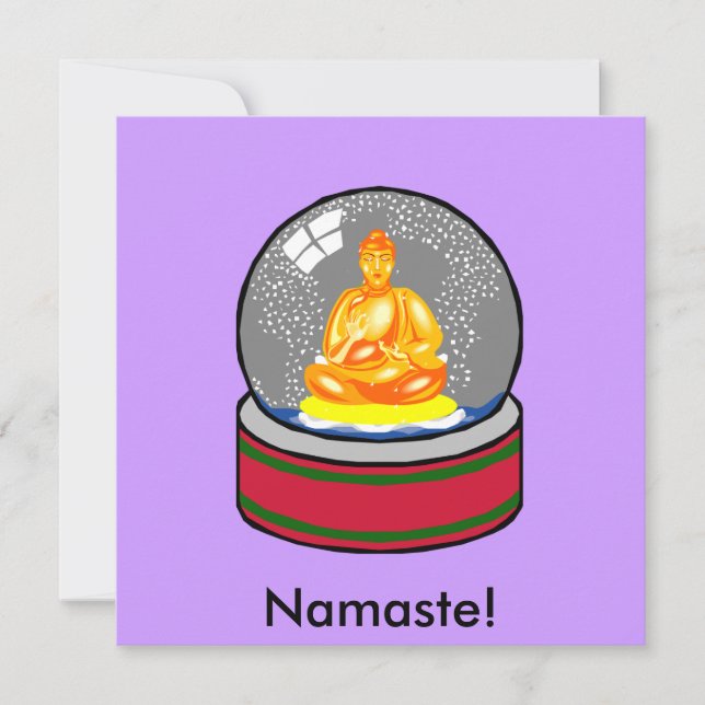 Buddha Snö Globe (Framsida)