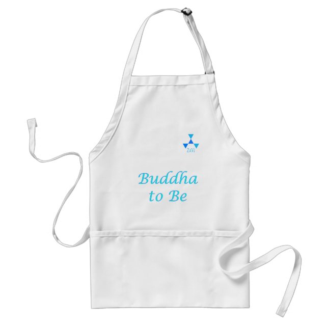 Buddha som är i blått förkläde (Framsidan)
