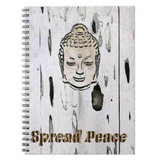 Buddha Spread Peace Spiral fotopatbok - bärbar dat Anteckningsbok
