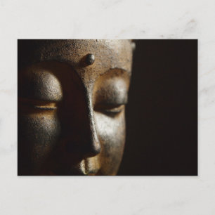Buddha Statue Ansikte vykort