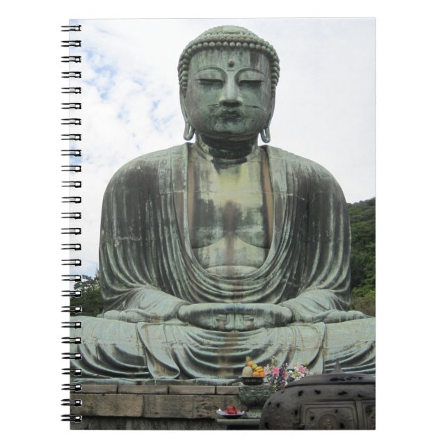 Buddha Statue Buddhism Anteckningsbok (Framsidan)