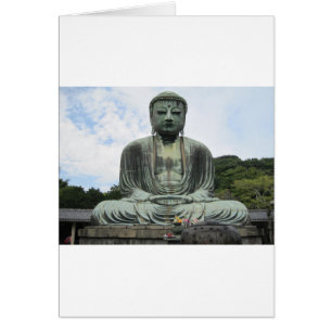 Buddha Statue Buddhism Hälsningskort