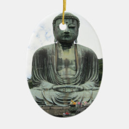 Buddha Statue Buddhism Julgransprydnad Keramik