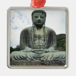 Buddha Statue Buddhism Julgransprydnad Metall
