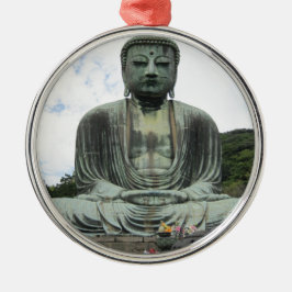 Buddha Statue Buddhism Julgransprydnad Metall