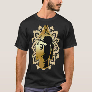 Buddha Statue Head Mandala Meditation Taoist Zen B T Shirt