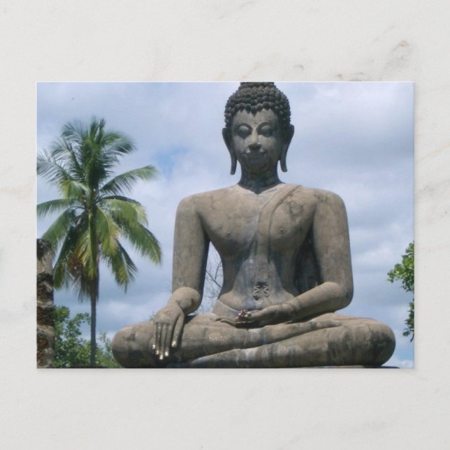 Buddha Statue Postcard Vykort (Framsida)