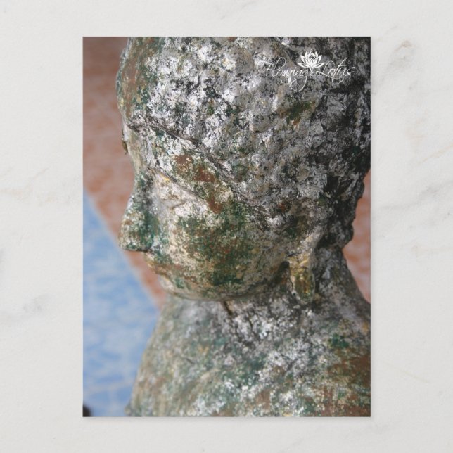 Buddha Statue-Thailand Vykort (Framsida)