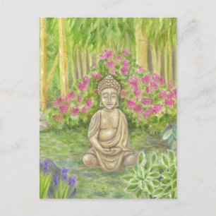 Buddha Statue-vykort Vykort
