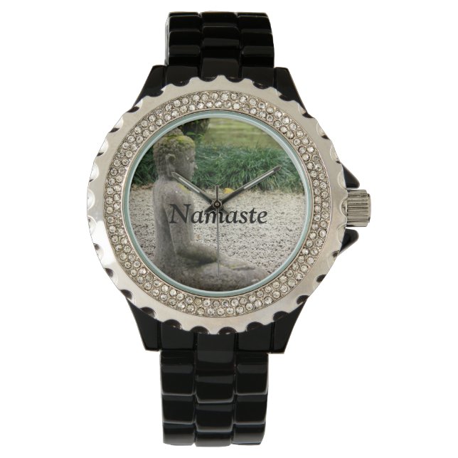 Buddha Statue Watch Armbandsur (Framsida)