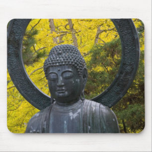 Buddha-staty i de japanska trädgårdarna Golden Musmatta
