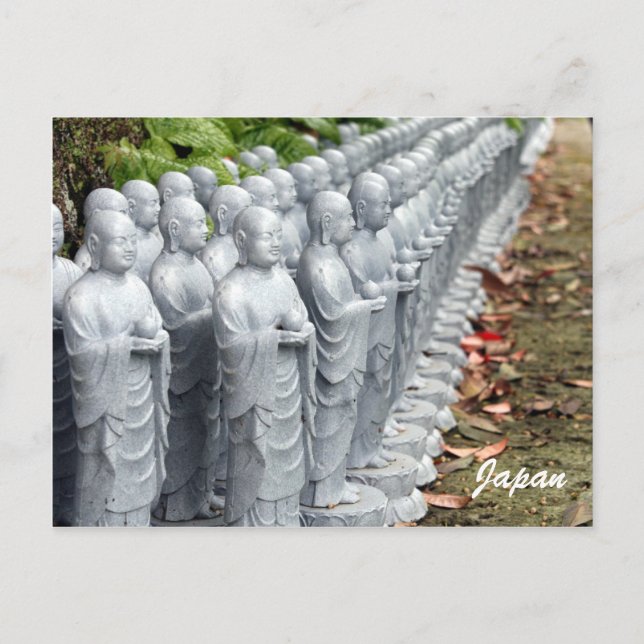 buddha staty linjer vykort (Framsida)