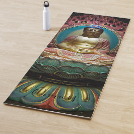 Buddha staty Lotus Flower Oneness One Side