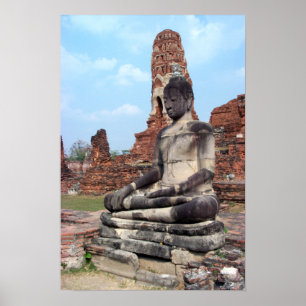 Buddha staty poster