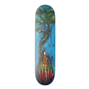 Buddha stiger ombord skateboard bräda 21,5 cm