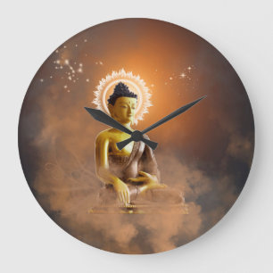 Buddha Stor Klocka