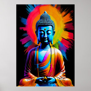 Buddha - Strålar av lugn Poster