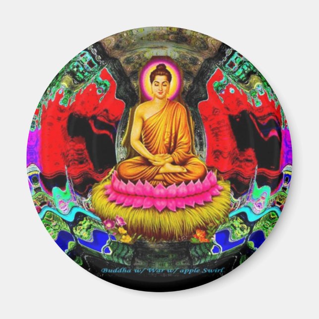 Buddha Swirl - Magnet (Framsidan)