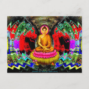 Buddha Swirl - vykort