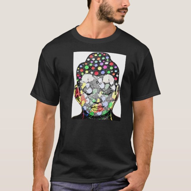 Buddha t skjorta tee shirt (Framsida)