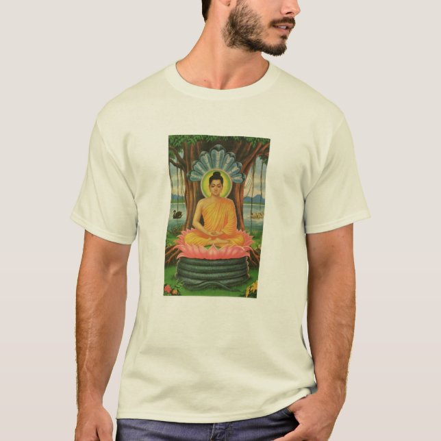 Buddha T-tröja Tee (Framsida)