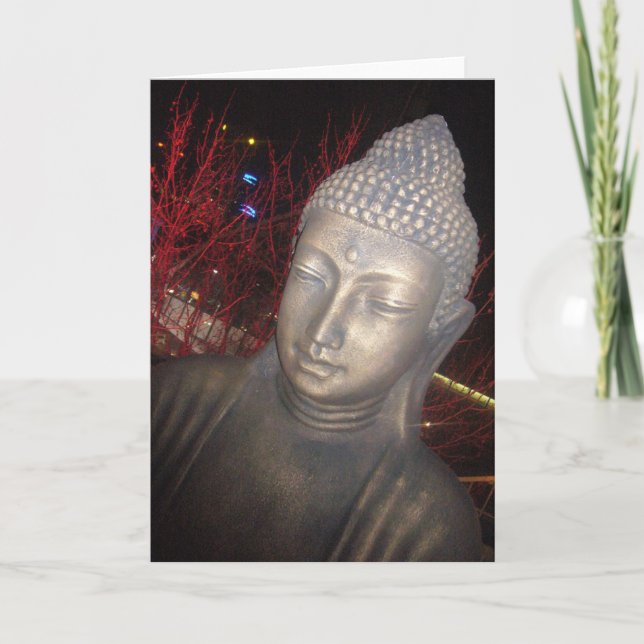 buddha tack kort (Framsida)