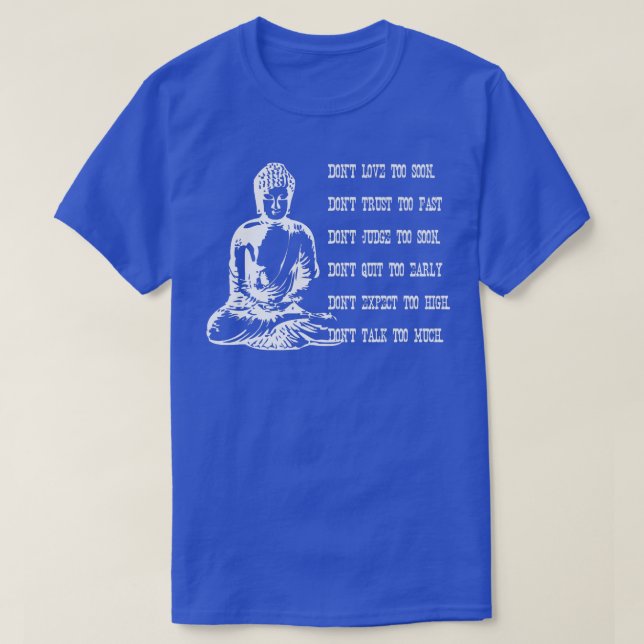 Buddha Teaching And Science Inspiration Motivation T Shirt (Design framsida)