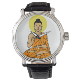 Buddha tecknad Buddhism.net Armbandsur