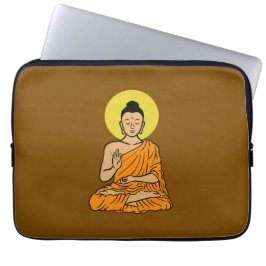 Buddha tecknad Buddhism.net Laptop Fodral