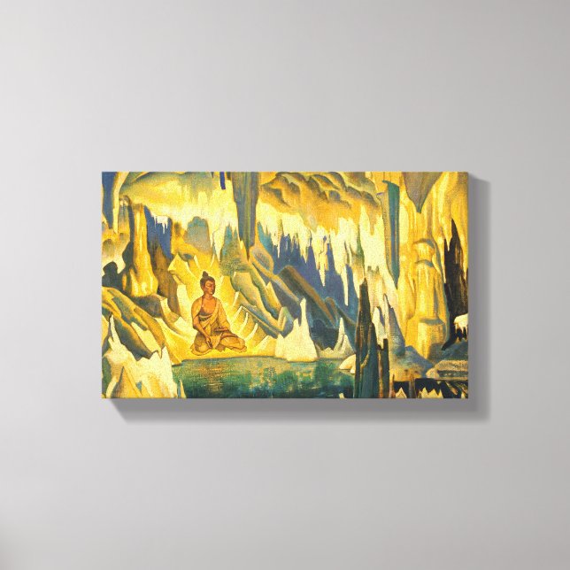 Buddha the Winner (Buddhist Art) (av Roerich) Canvastryck (Framsida)