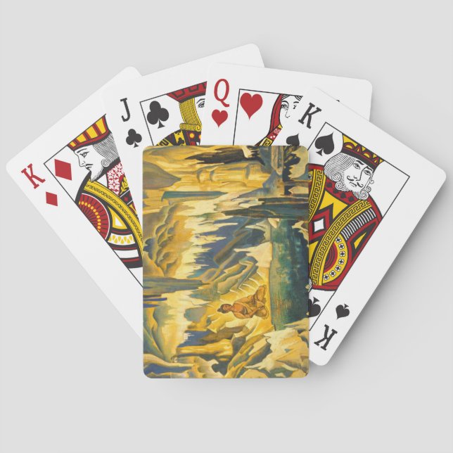 Buddha the Winner (Buddhist Art) (av Roerich) Casinokort (Baksidan)