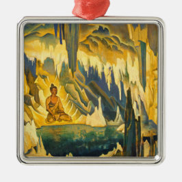 Buddha the Winner (Buddhist Art) (av Roerich) Julgransprydnad Metall