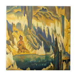 Buddha the Winner (Buddhist Art) (av Roerich) Kakelplatta