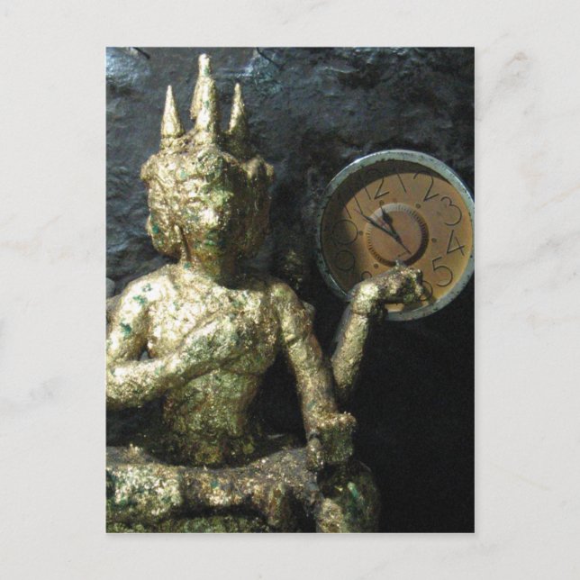 Buddha Time ... Thailand Vykort (Framsida)