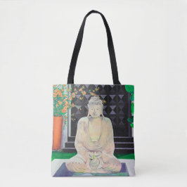 Buddha Tote Bag Tygkasse