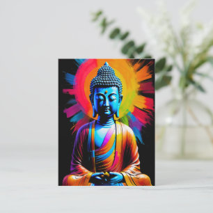 Buddha - Transquil Rays of Tranquil Helg Vykort