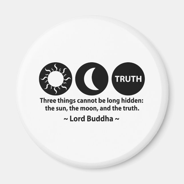 Buddha Truth-offert Magnet (Framsidan)