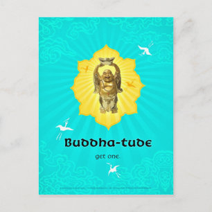 Buddha-tude (vykort) vykort