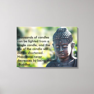 Buddha "Tusentals ljus" Canvastryck