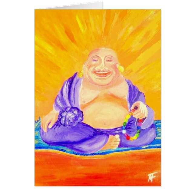 Buddha - tycka om lightnessen av att vara hälsningskort (Framsidan)