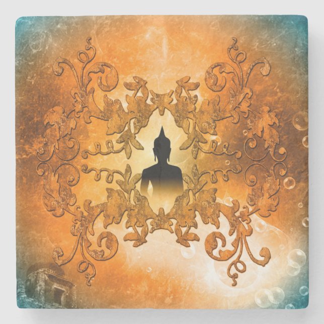 Buddha Underlägg Sten (Framsidan)
