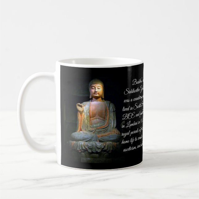 Buddha-upplysning Kaffemugg (Vänster)