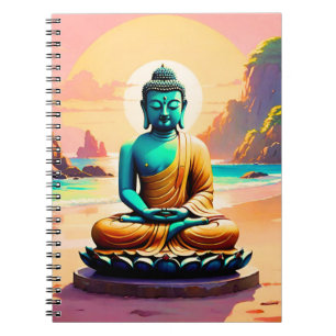 Buddha - Upplysta kuster av upplysning  Anteckningsbok