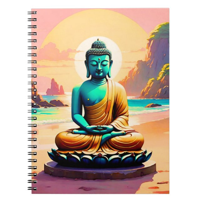 Buddha - Upplysta kuster av upplysning  Anteckningsbok (Framsidan)