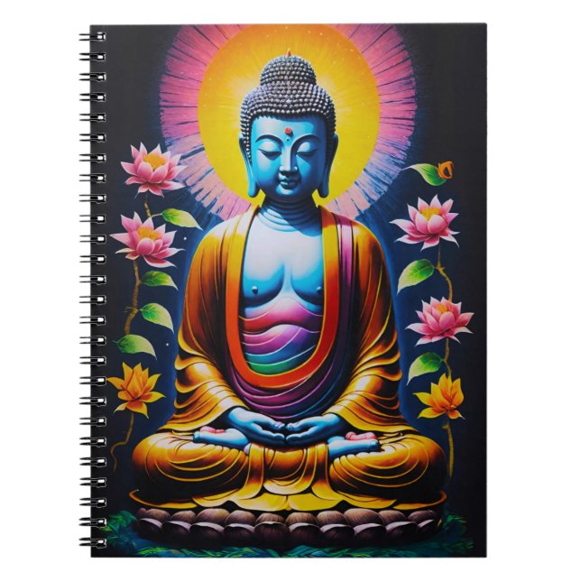 Buddha - Utvecklad mindfulness Anteckningsbok (Framsidan)
