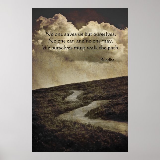 Buddha Väg Poster (Framsidan)